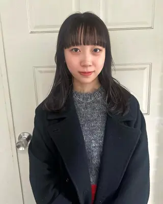 セミロング NAGISA 🎀透明感カラー🎀のヘアスタイル