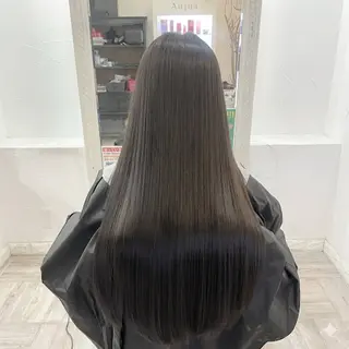 ロング 縮毛矯正/髪質改善 主税巧一のヘアスタイル