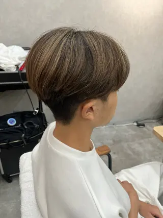ミディアム メンズ 大人女子&髪改善専門 Nobuフリーランスのヘアスタイル