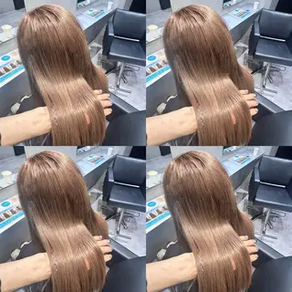 ロング カラー レイヤー×ブリーチ ×エクステ💫ひかるのヘアスタイル