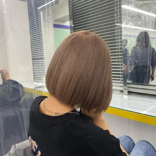 セミロング カラー ヘアアレンジ mai🍑暖色カラー /レイヤー💖のヘアスタイル