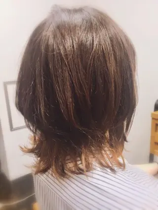 ミディアム 米澤 篤志のヘアスタイル