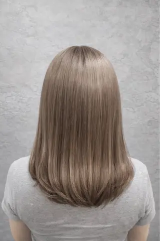 セミロング カラー 高久 翔大のヘアスタイル