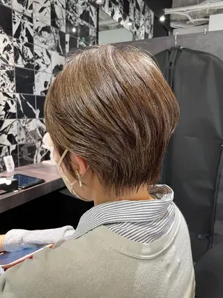 ショート カラー ショート/脱白髪染め ☆宇﨑悠実のヘアスタイル
