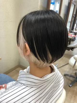 ショート 阿部 美咲のヘアスタイル