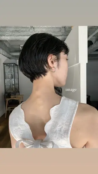 ショート MAYU/上質ハイト ーン/レイヤーのヘアスタイル