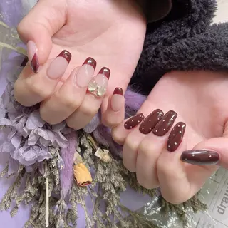 ネイル 🦋ネイルサロン ブラン🌈ゆりのネイルデザイン