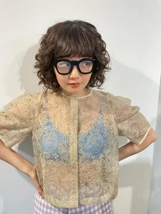 ショート 表参道ミディアム レイヤー山岸季生のヘアスタイル