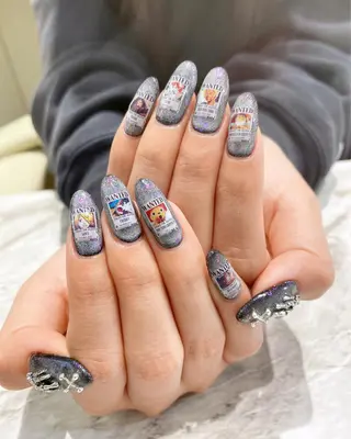 ネイル ✴︎:.｡. MAKI.｡.:✴︎のネイルデザイン