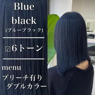 セミロング カラー ヘアアレンジ レイヤー×透明感カラ ーHAYATOのヘアスタイル