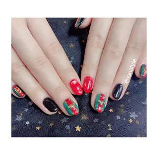ショート ネイル 👑enen style👑のネイルデザイン