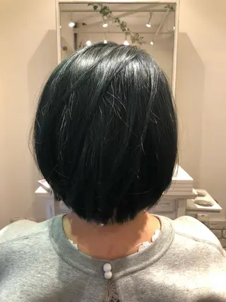 ミディアム カラー BANDE 水崎 悟のヘアスタイル
