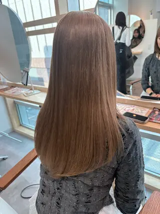 セミロング ichika/福岡 /透明感カラー🤎のヘアスタイル