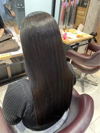 髪質改善 💠 韓国風うる艶/シオリのヘアスタイル