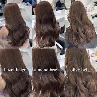 カラー 🤍ブリーチなし ブラウンhimi🤍のヘアスタイル