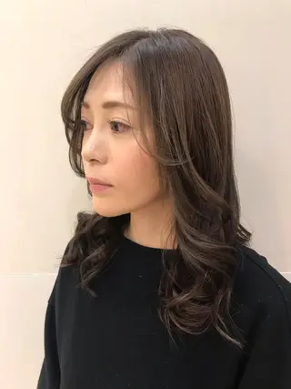 セミロング パーマ ✨似合わせカラー 阿部賢✨のヘアスタイル