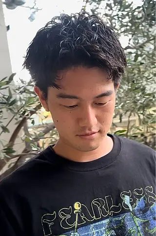 パーマ メンズ 年間2000名担当◎ パーマ職人/仲原佑樹のヘアスタイル