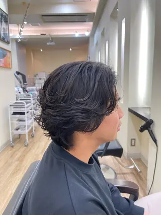パーマ 全メニュー0円 メンズ特化もゆるのヘアスタイル