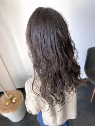 セミロング カラー 川合 勇気のヘアスタイル