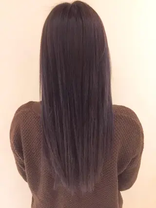 ロング カラー いしだ みさきのヘアスタイル