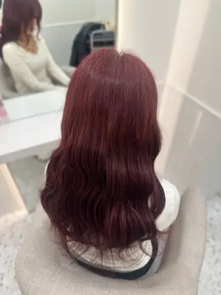 ロング カラー 🎀ちゃんりお🎀 /ブリーチなしカラーのヘアスタイル