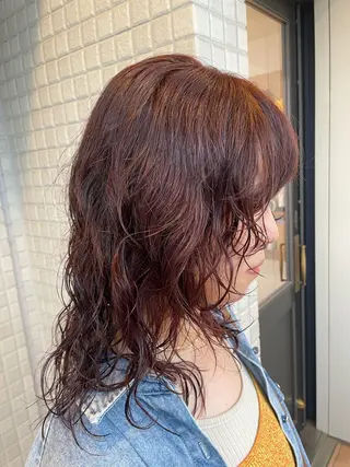 ロング カラー パーマ 🎀レイヤー/パーマ カラー/ai🎀のヘアスタイル
