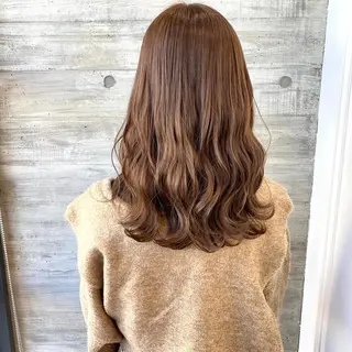 セミロング カラー Parve Mix /頓宮 稚愛🤍のヘアスタイル