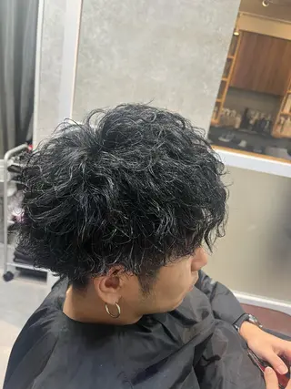 パーマ メンズ ブリーチモデル募集 ʟᴇɪ.れいのヘアスタイル