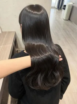 ミディアム 韓国風/髪質改善/ ナガヤアキラのヘアスタイル