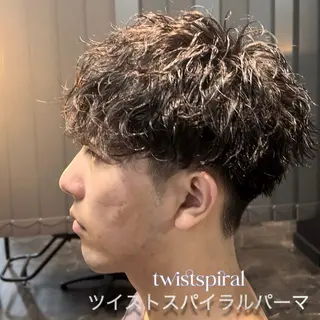 パーマ メンズ メンズパーマ専門店 【店長】⚜️イチカワのヘアスタイル