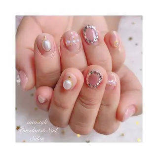 ショート ネイル 👑enen style👑のネイルデザイン