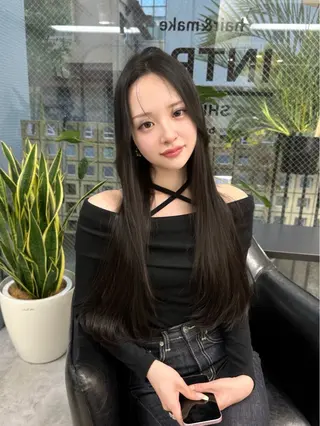 ロング カラー 韓国ヘア 店長NEGIのヘアスタイル