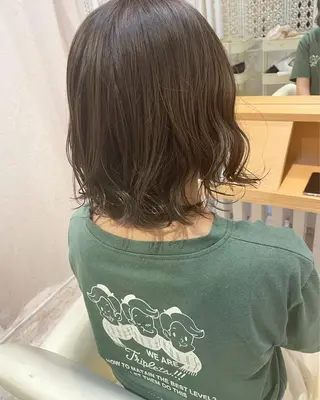 ミディアム カラー ヘアアレンジ 北九州美容室 🕊️わかな✂︎のヘアスタイル