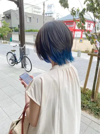 ミディアム 小村 誠也のヘアスタイル