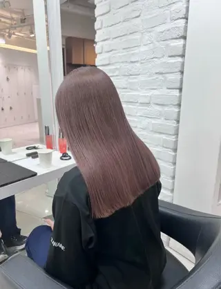 セミロング カラー kichijoji ✝️ユウのヘアスタイル