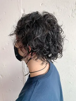 ミディアム パーマ 💛丁寧さNo.🥇 🧸片山智裕💛のヘアスタイル