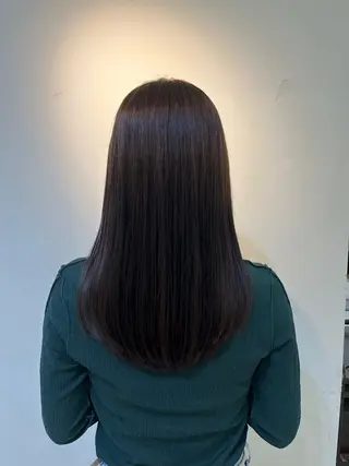 ロング カラー 横江 桃子のヘアスタイル