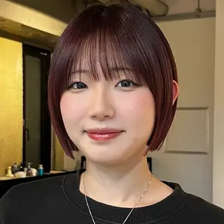 カラー ウルフ/レイヤー/ ブリーチカラーのヘアスタイル