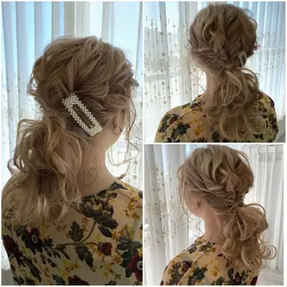 セミロング カラー パーマ ヘアアレンジ メンズ ネイル 豊橋美容院 ソンリエのヘアスタイル