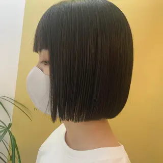 ショート パーマ hub hair レイヤー/透明感のヘアスタイル