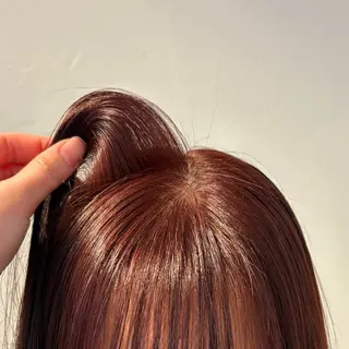 ロング カラー mina / 透明感ベージュカラーのヘアスタイル