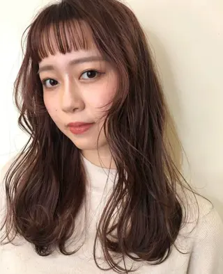 パーマ ayaka 縮毛矯正レイヤーのヘアスタイル