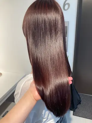 ロング ✨色持ちの良い艶 カラー✨蟹江真世のヘアスタイル