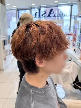 パーマ メンズ 【𝐀𝐬𝐡-池袋 】ひな💭🎀のヘアスタイル