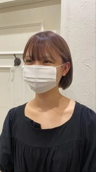 ショート カラー 前橋 姫奈のヘアスタイル