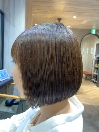 ショート ✨似合わせボブ✨ 縮毛矯正のヘアスタイル