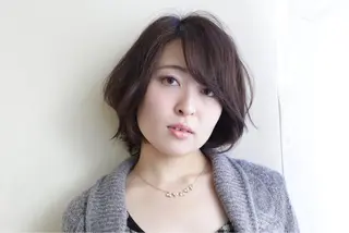 ショート ミディアム カラー タジマ ヤスヒサのヘアスタイル