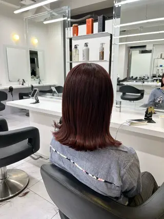 カラー 透明感ベージュ🤎 ナチュラルレイヤーのヘアスタイル
