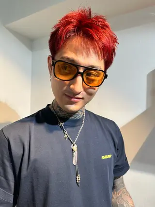 ショート カラー メンズ 🎀オイダイラ モモカ🎀のヘアスタイル