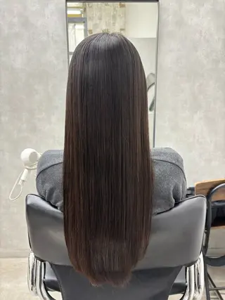 ロング カラー すぐ巻ける縮毛矯正 🍀勝倉　麗のヘアスタイル